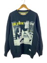 【中古】WACKO MARIA◆23AW/BLUE NOTE/JACQUARD KNIT/セーター(厚手)/L/コットン/BLK【メンズウェア】