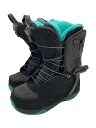 【中古】salomon◆スノーボードブーツ/24.5cm/シューレース/BLK/372610//【スポーツ】