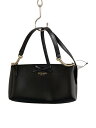 【中古】kate spade new york◆ショルダーバッグ/牛革/BLK/無地/wkru4039【バッグ】