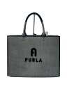 【中古】FURLA◆トートバッグ/--/GRY/WB00255【バッグ】
