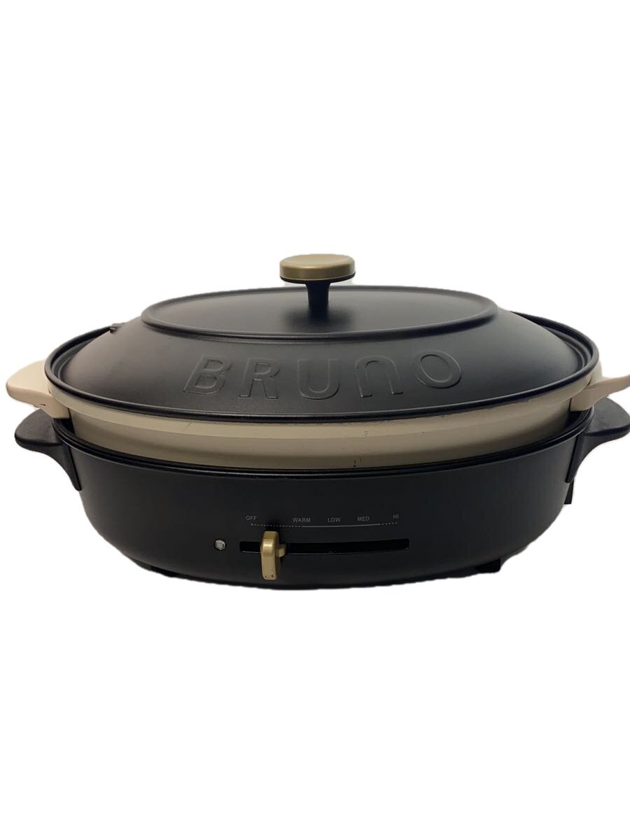 【中古】BRUNO◆BRUNO/ホットプレート BRUNO crassy+ BOE053-BK [ブラック]【家電・ビジュアル・オーディオ】