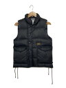 【中古】WTAPS◆ダウンベスト/ナイロンベスト/1/ナイロン/BLK/112SPDT-JKM01【メンズウェア】