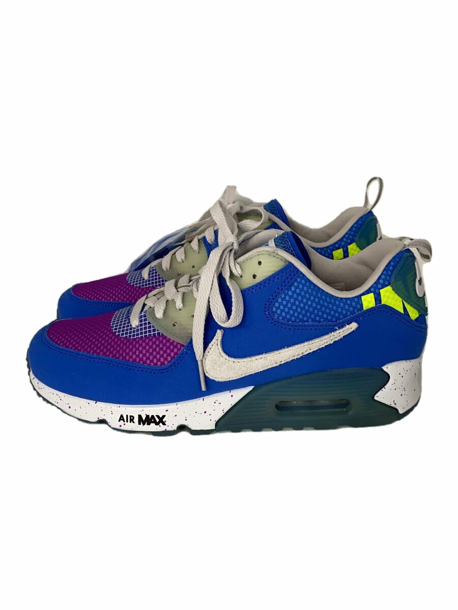 【中古】NIKE◆AIR MAX 90/エアマックス 90/ブルー/CQ2289-400/26cm/BLU【シューズ】