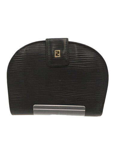 【中古】FENDI◆2つ折り財布/レザー/BLK【服飾雑貨他】 【中古】FENDI◆2つ折り財布/レザー/BLK【服飾雑貨他】
