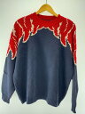 【中古】PENNEY’S◆ニット・セーター(厚手)/L/アクリル/NVY【メンズウェア】(4)