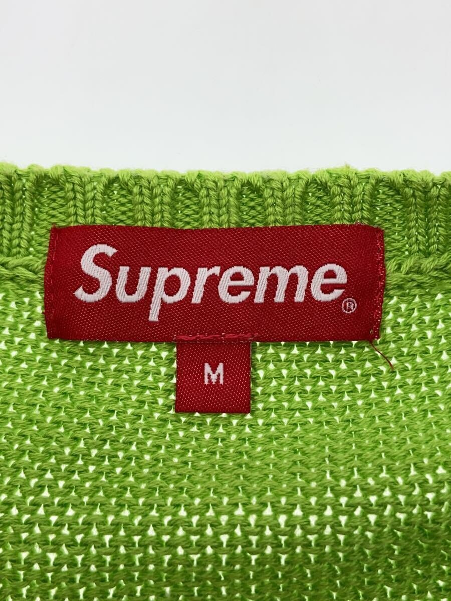 【中古】Supreme◆20ss/back logo sweater/M/コットン/GRN【メンズウェア】