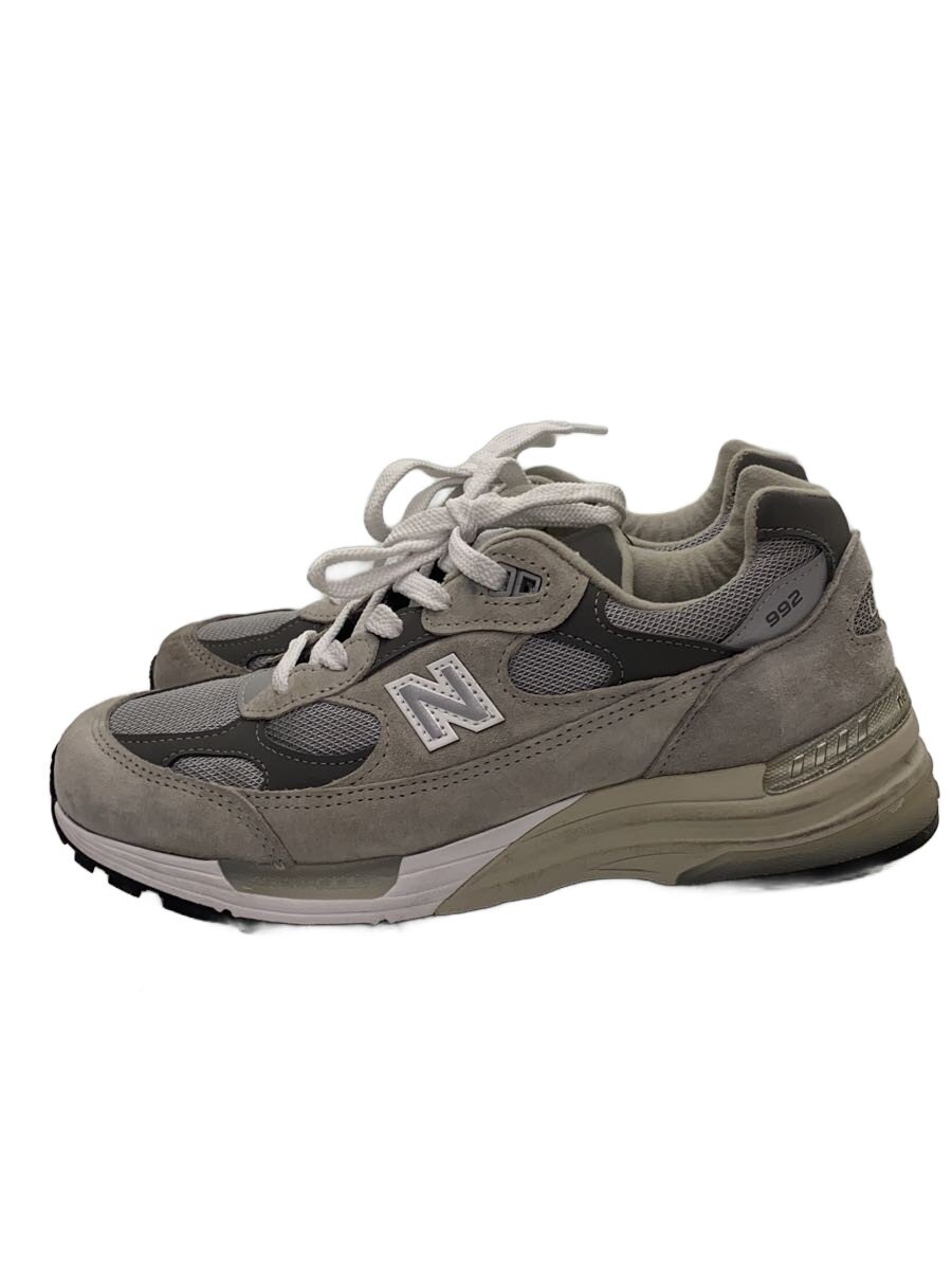 【中古】NEW BALANCE◆U992/グレー/26cm/GRY/スウェード//【シューズ】