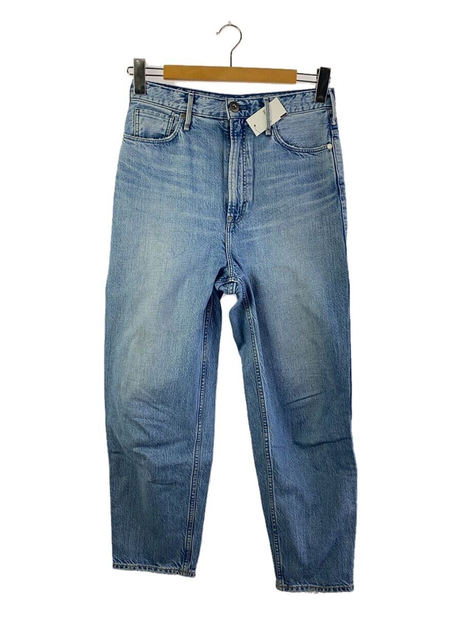 【中古】upper hights◆THE FIG FLOW/ハイウェストデニムパンツ/25/コットン/BLU/18...