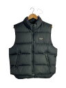 【中古】LUCKY STRIKE◆ダウンベスト/--/ナイロン/BLK/7540-9962【メンズウェア】