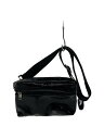 【中古】DIESEL◆ショルダーバッグ/エナメル/BLK【バッグ】