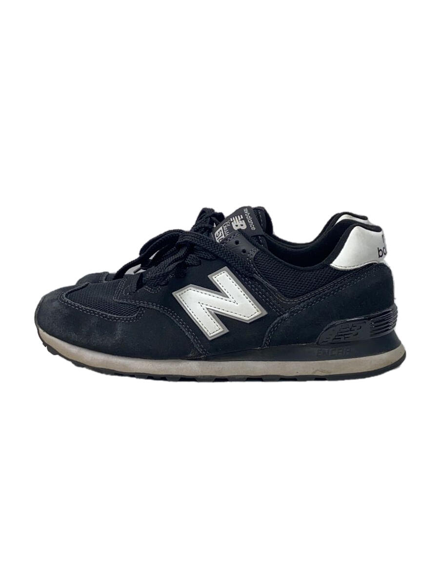 【中古】NEW BALANCE◆ローカットスニーカー/27cm/BLK/ML574EE2/ニューバランス/ブラック/黒/【シューズ】