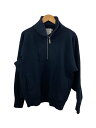 【中古】MEDIUM SPORTSWEAR/WARMUP TOP HI/スウェット/4/コットン/NVY/無地【メンズウェア】(4)