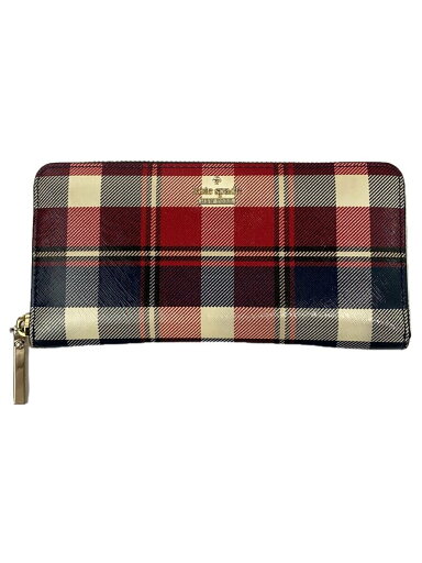 【中古】kate spade new york◆長財布/--/マルチカラー/チェック/レディース【服飾雑貨他】 【中古】kate spade new york◆長財布/--/マルチカラー/チェック/レディース【服飾雑貨他】