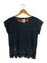 【中古】PLEATS PLEASE ISSEY MIYAKE◆半袖カットソー/3/ナイロン/BLK/PP12LK941【レディースウェア】