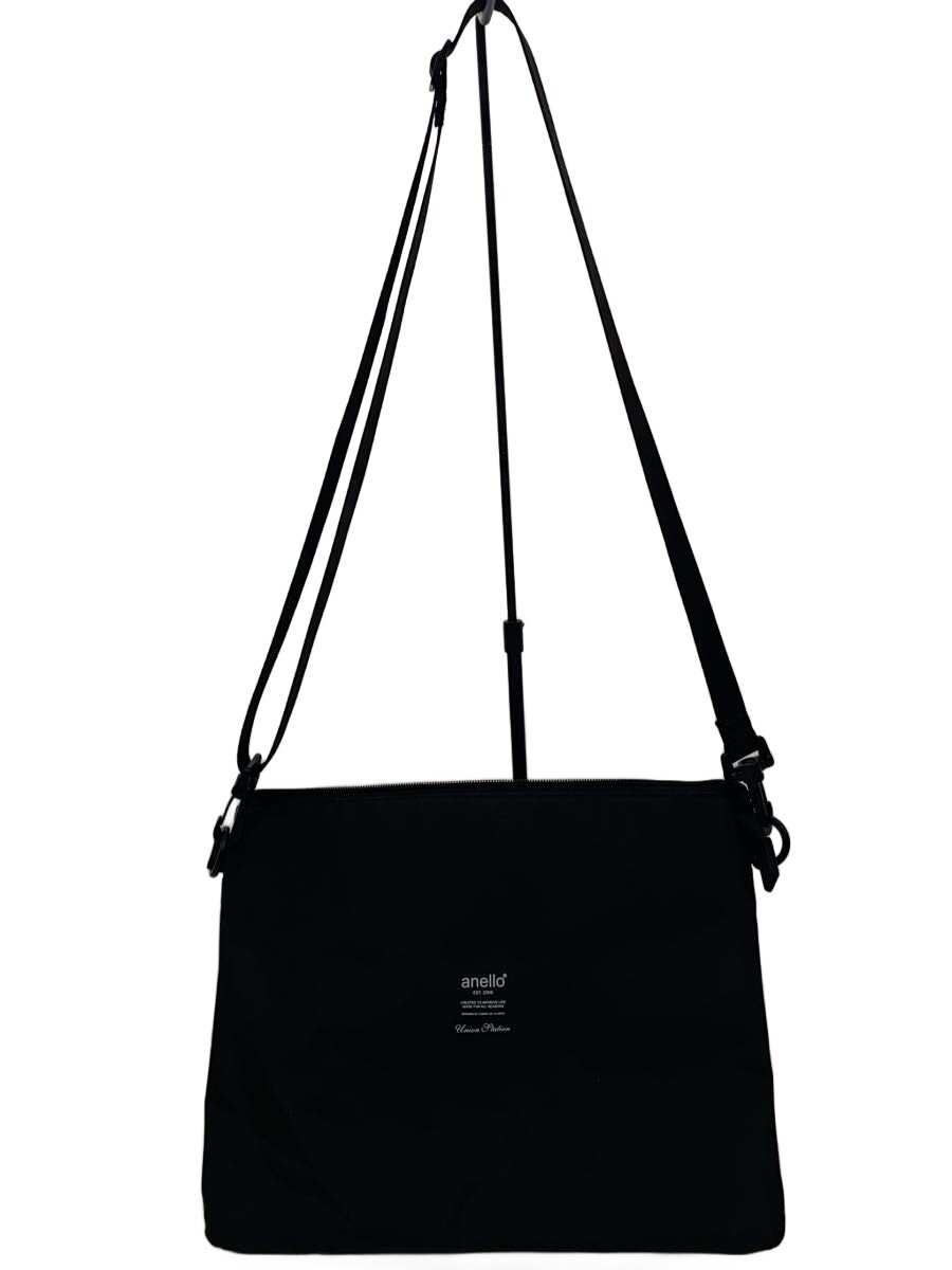 【中古】anello◆ショルダーバッグ/--/BLK/無地/M0881EBG904【バッグ】