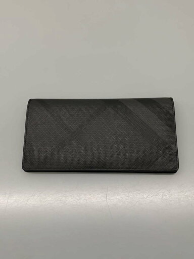 【中古】BURBERRY◆長財布/--/BLK/チェック/メンズ【服飾雑貨他】 【中古】BURBERRY◆長財布/--/BLK/チェック/メンズ【服飾雑貨他】