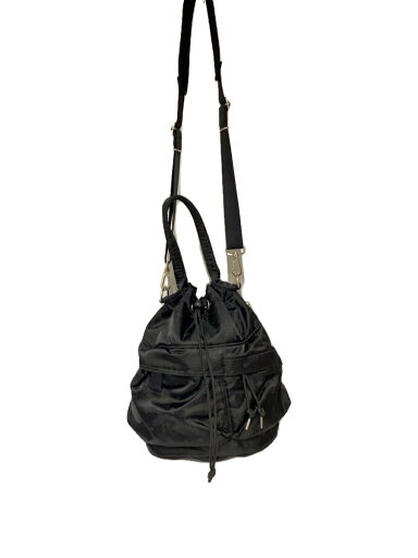 【中古】PORTER◆2WAY TOOL BAG/ショルダーバッグ/ナイロン/BLK/総柄/998-19526【バッグ】 【中古】PORTER◆2WAY TOOL BAG/ショルダーバッグ/ナイロン/BLK/総柄/998-19526【バッグ】