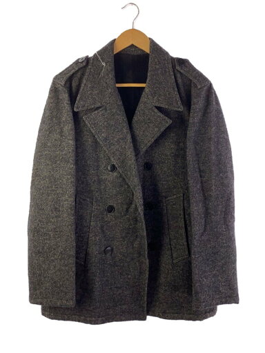 【中古】agnes b.◆ピーコート/48/ウール/GRY/2203-1025【メンズウェア】 【中古】agnes b.◆ピーコート/48/ウール/GRY/2203-1025【メンズウェア】