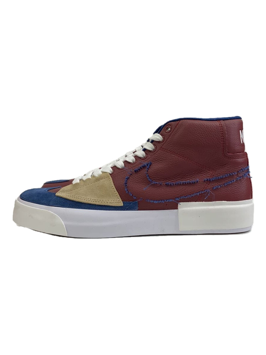 【中古】NIKE◆BLAZER MID EDGE_ブレーザー ミッド エッジ/27.5cm/BRW【シューズ】