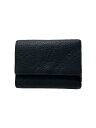 【中古】LOUIS VUITTON◆ポルト・フォイユ・パイロット_モノグラム・トリヨン_BLK/--/BLK/無地/メンズ【服飾雑貨他】