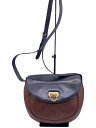 【中古】Salvatore Ferragamo◆ショルダーバッグ/レザー/BRW/無地【バッグ】