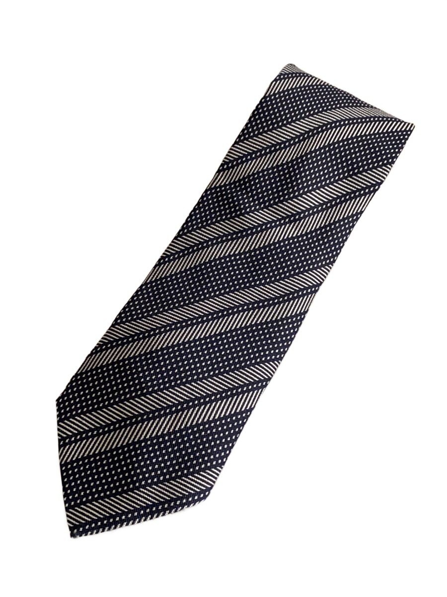 Rakuten - 【中古】EMPORIO ARMANI◆ネクタイ/シルク/NVY/総柄/メンズ//【服飾雑貨他】