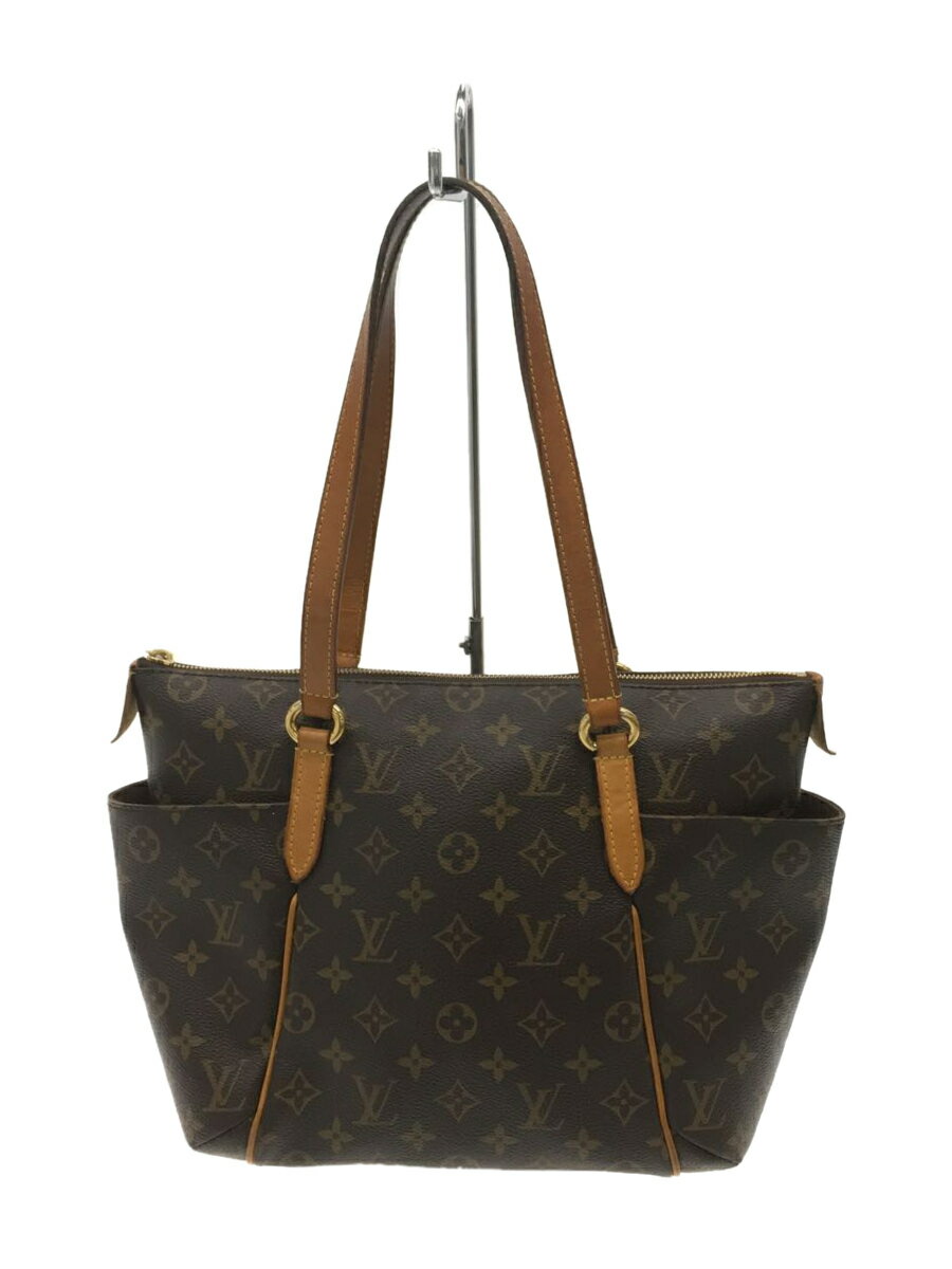 【中古】LOUIS VUITTON◆トータリーPM_モノグラム_BRW/PVC/BRW【バッグ】