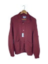 【中古】C.E(CAV EMPT)◆カーディガン(厚手)/M/コットン/ボルドー/ces24kn03【メンズウェア】