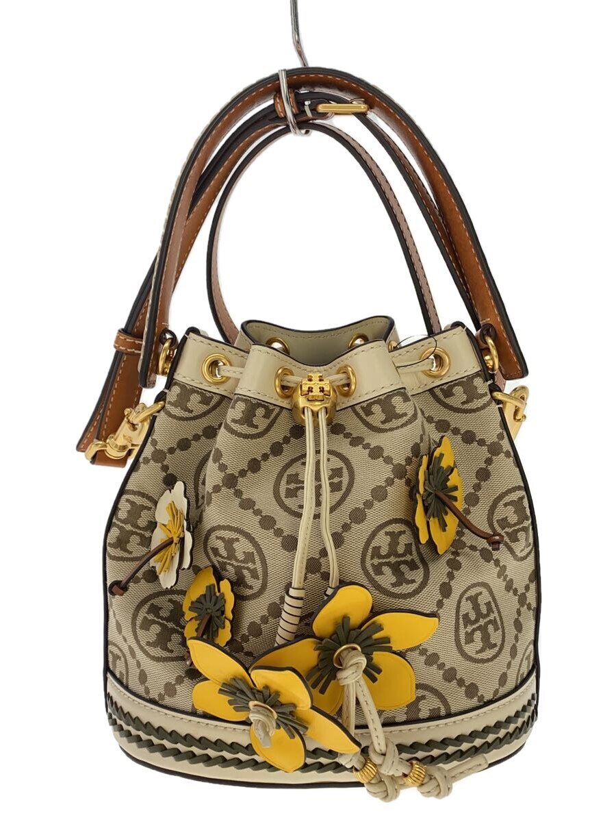 šTORY BURCHMonogram Flower Bucket Bag/Х/BEG/ڥХå
