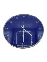 【中古】Lemnos◆壁掛け時計/アナログ/BLU【インテリア小物・日用雑貨】