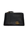 【中古】GUCCI◆カードケース/レザー/ブラック/メンズ【服飾雑貨他】