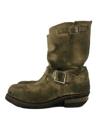 【中古】RED WING◆エンジニアブーツ・エンジニア/US7.5/IVO/スウェード【シューズ】