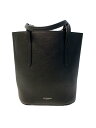 【中古】J&M DAVIDSON◆DART N/S TOTE/トートバッグ/シュリンクレザー/BLK/無地【バッグ】
