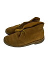【中古】Clarks◆ブーツ/--/BRW/スウェード【シューズ】(4)