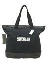 【中古】SWITCHBLADE◆トートバッグ/キャンバス/BLK//【バッグ】(4)
