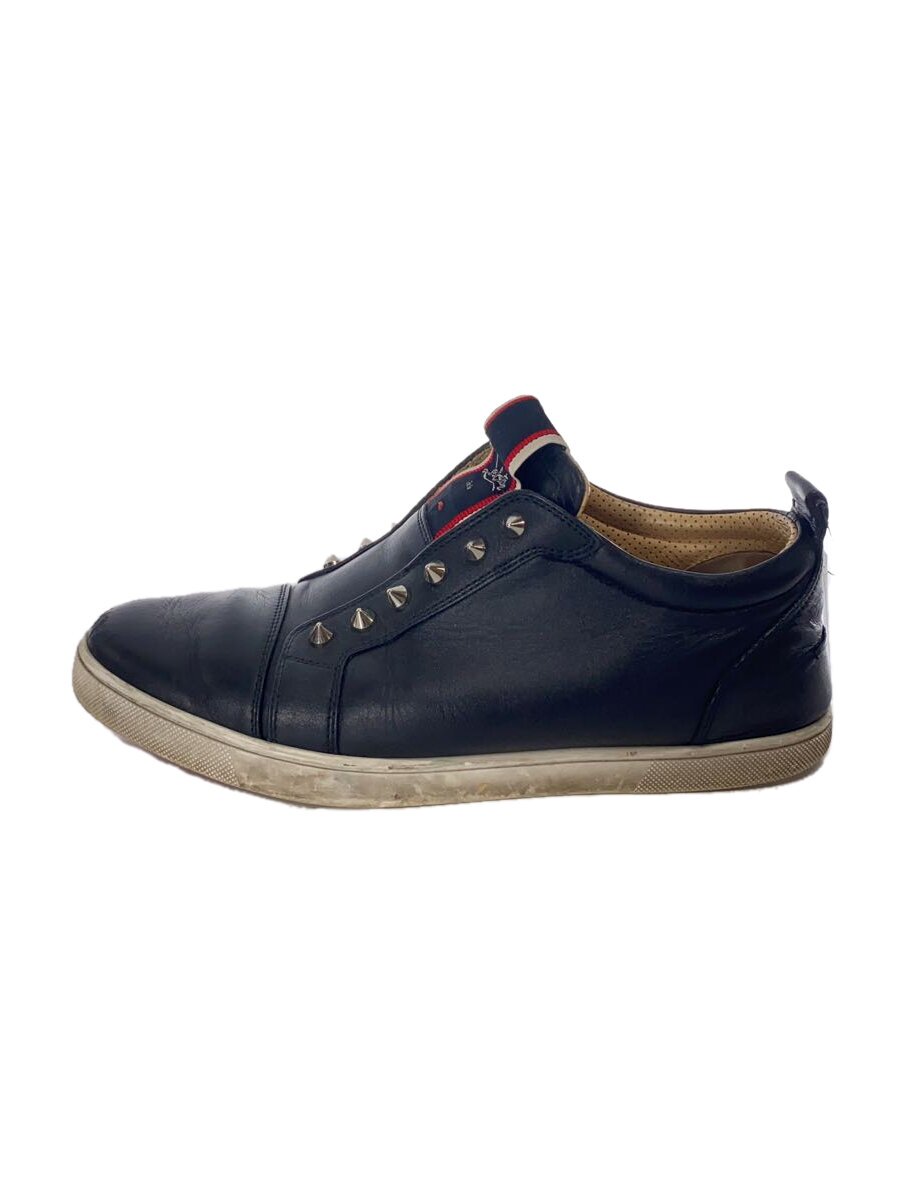 【中古】Christian Louboutin◆F.A.V FIQUE A VONTADE/ローカットスニーカー/41.5/BLK/牛革【シューズ】