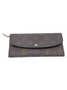 【中古】LOUIS VUITTON◆ポルト・フォイユ・エミリー_モノグラム・キャンバス_BRW_ローズバレリーヌ/PVC/BRW/総柄/レデ【服飾雑貨他】(4)