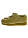 【中古】Clarks◆ワラビーエヴォウォータープルーフ/チャッカブーツ/26.5cm/キャメル/261778347085【シューズ】