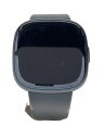 【中古】fitbit◆スマートウォッチ/デジタル/ラバー/ブラック/FB521/グレー【服飾雑貨他】