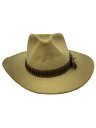【中古】STETSON◆50s〜/3X/中折れハット/ハット/BEG/メンズ【服飾雑貨他】