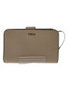 【中古】FURLA◆2つ折り財布/PVC/CRM/レディース【服飾雑貨他】