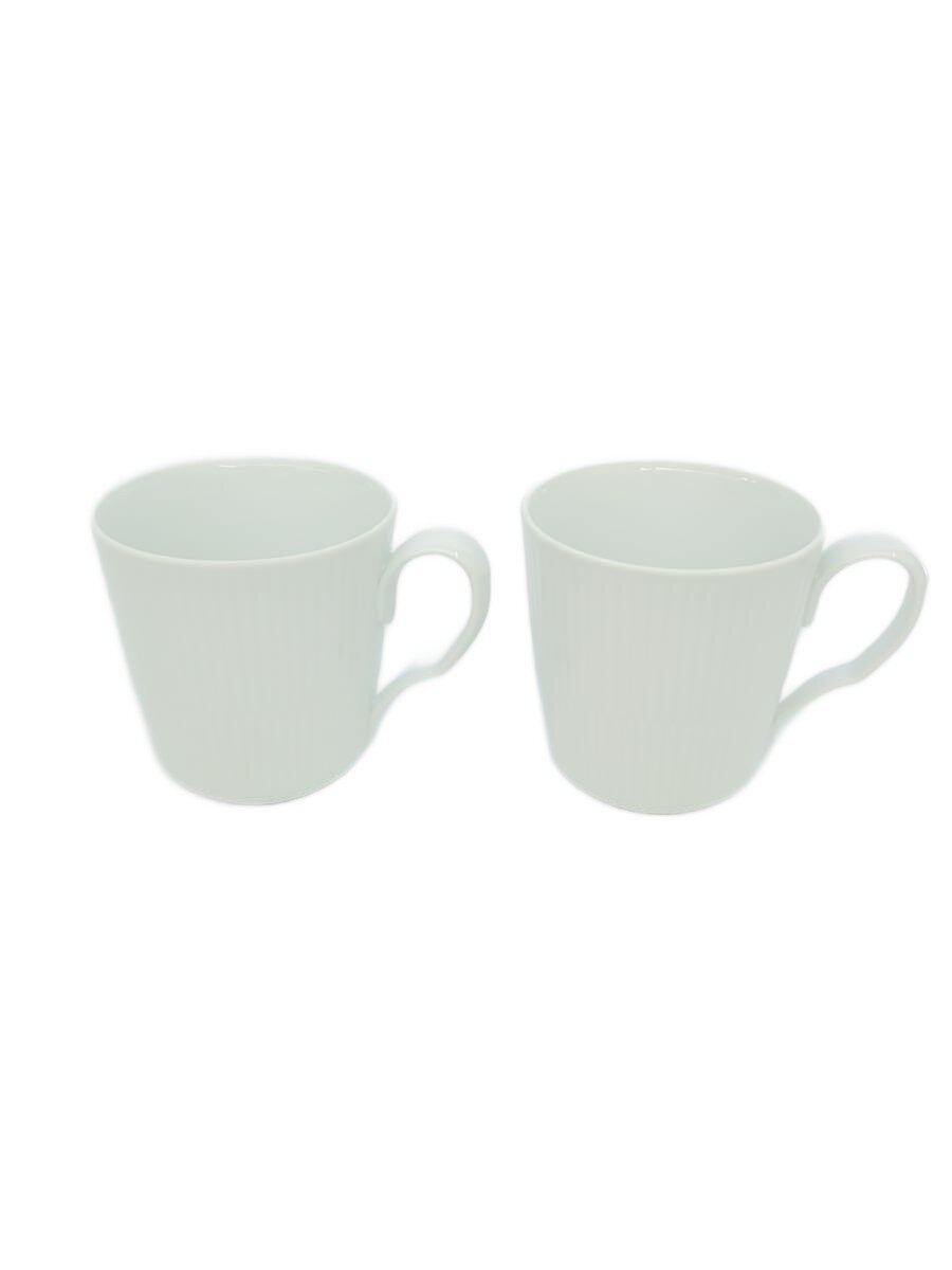 【中古】ROYAL COPENHAGEN◆カップ&ソーサー/2点セット/WHT【キッチン用品】