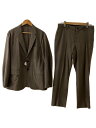 【中古】UNITED ARROWS green label relaxing◆セットアップ/XL/ポリエステル/BRW【メンズウェア】