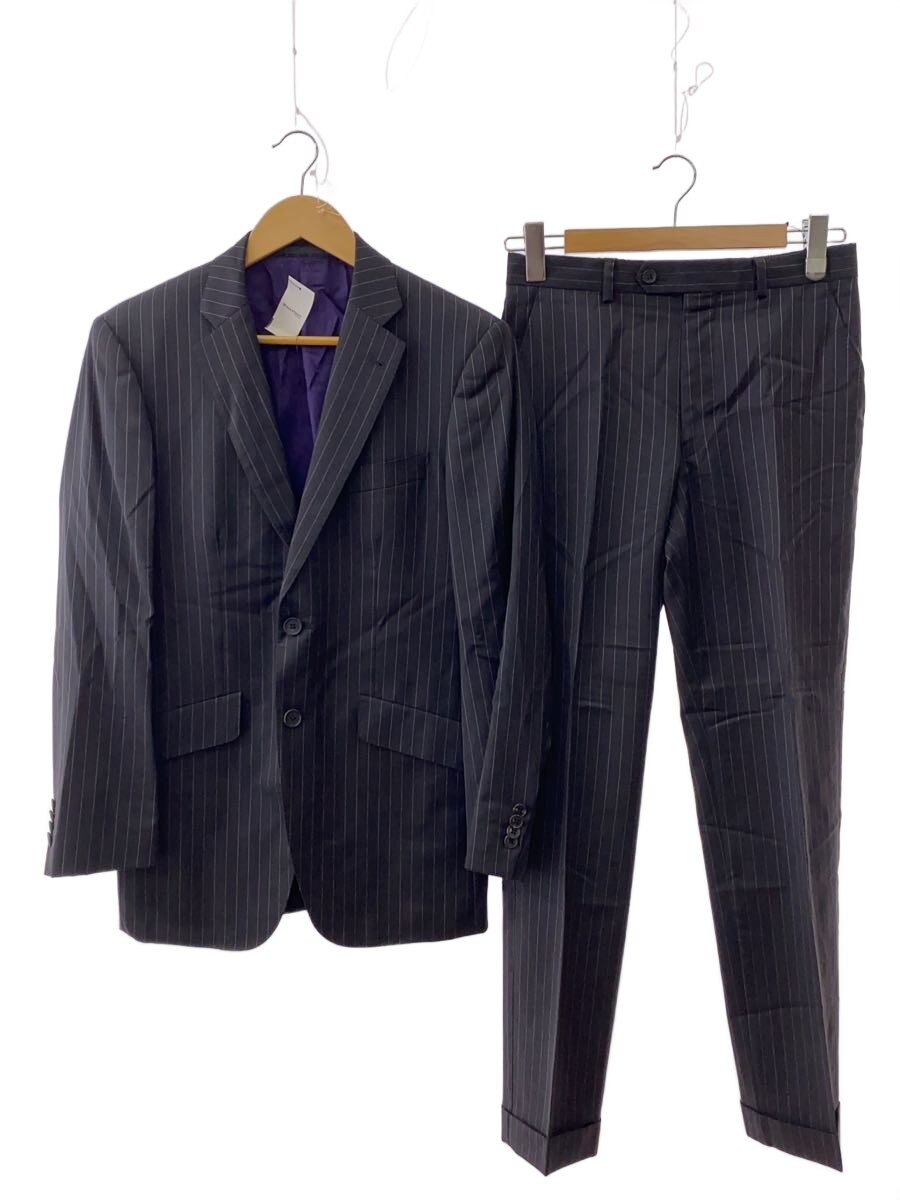 【中古】Paul Smith◆LANIFICIO F.LLI CERRUTI/セットアップ/M/ウール/GRY/ストライプ/PL-HK-33717//【メンズウェア】