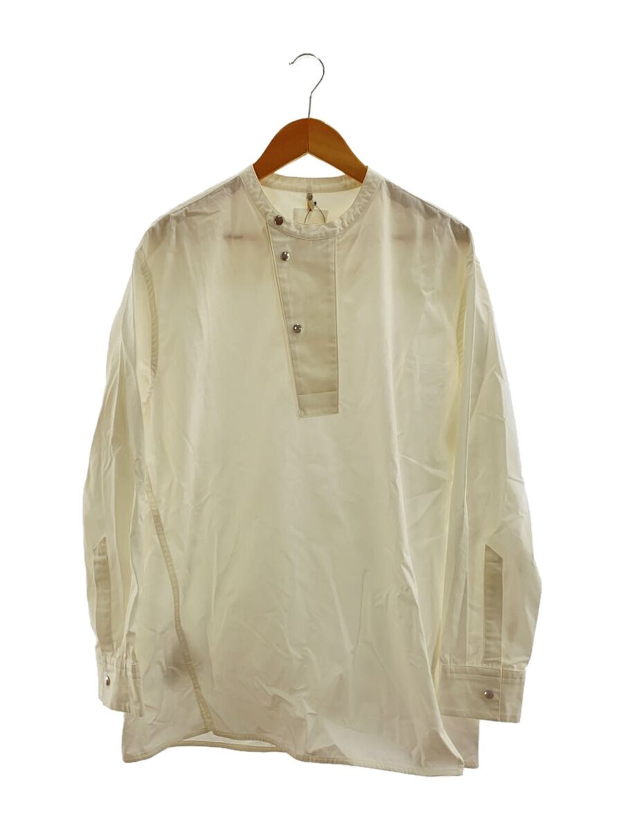 OAMC(OVER ALL MASTER CLOTH)◆24SS/WHITNEY SHIRT/長袖シャツ/S/コットン/WHT/24E28OAU18//