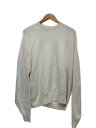 【中古】CABaN◆ニット・セーター(薄手)/L/コットン/CRM/無地/59-02-94-02003【メンズウェア】