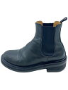 【中古】JieDa◆LEATHER SIDE GORE BOOTS/41/BLK/レザー//【シューズ】