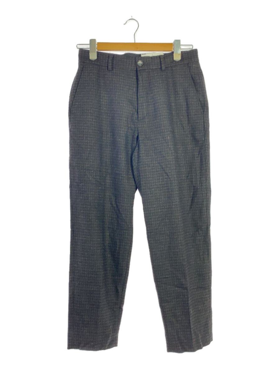 【中古】BEAUTY&YOUTH UNITED ARROWS◆ストレートパンツ/S/ウール/BRW/チェック/1214-144-8584【メンズウェア】