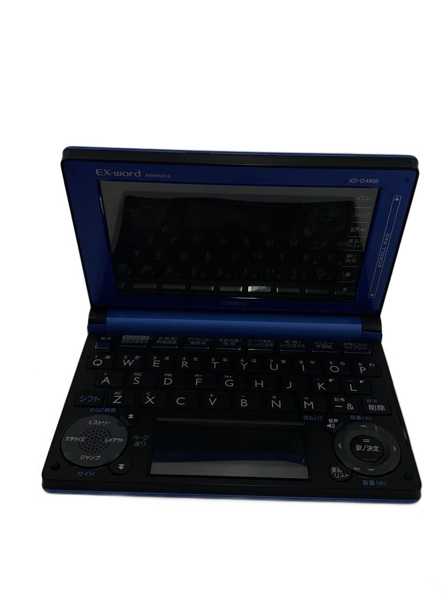 【ブランド】CASIO 【ブランドカナ】カシオ 【型番】 【程度】B 【カラー】 【キーワード】　　　/ 2026/08/07 セカンドストリート生野巽店 【4179】【中古】CASIO◆電子辞書 エクスワード XD-N4800BU [ブルー]/タッチパネル/ ブランド CASIO 型番 カラー 実寸（cm） 【電子辞書】 幅：15 / 高さ：1.5 / 奥行：15 【その他】 その他サイズ：/ 商品は　セカンドストリート生野巽店の店頭にて販売しております。商品に関するお問合わせは、お電話(TEL:06-6755-0170)にて、問合わせ番号：2341799585490をお伝えください。 配送方法やお支払い方法に関するお問い合わせは、サポートセンターまでご連絡をお願いします。 ※お電話の対応は営業時間内のみとなります。お問い合わせフォームでお問い合わせの際はご注文番号をご記入下さい この商品に関する出品店舗からのコメント ※商品には写真では確認しにくいダメージや汚れがある場合がございます。こちらの商品は店頭でも同時販売しているため、掲載時と状態が異なる場合がございます。予めご了承ください。商品の詳しい状態やご不明な点等がございましたら、販売店舗までお問い合わせ下さいませ。