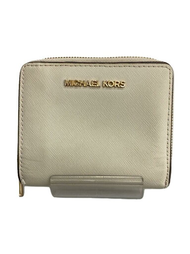【中古】MICHAEL KORS◆2つ折り財布/レザー/GRY/無地/レディース/35T0GTVD6L//【服飾雑貨他】 【中古】MICHAEL KORS◆2つ折り財布/レザー/GRY/無地/レディース/35T0GTVD6L//【服飾雑貨他】